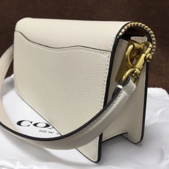 COACH Polished Pebble Tabby Chain Clutch Bag - Picture 4 of 13